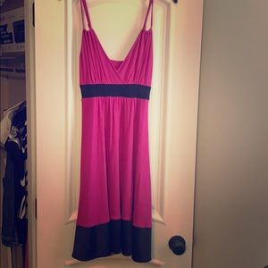 Express pink and black dress size XS